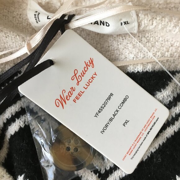 NWT LUCKY BRAND Petite MultiColor Belted Soft Knit Long Cardigan - Picture 2 of 9